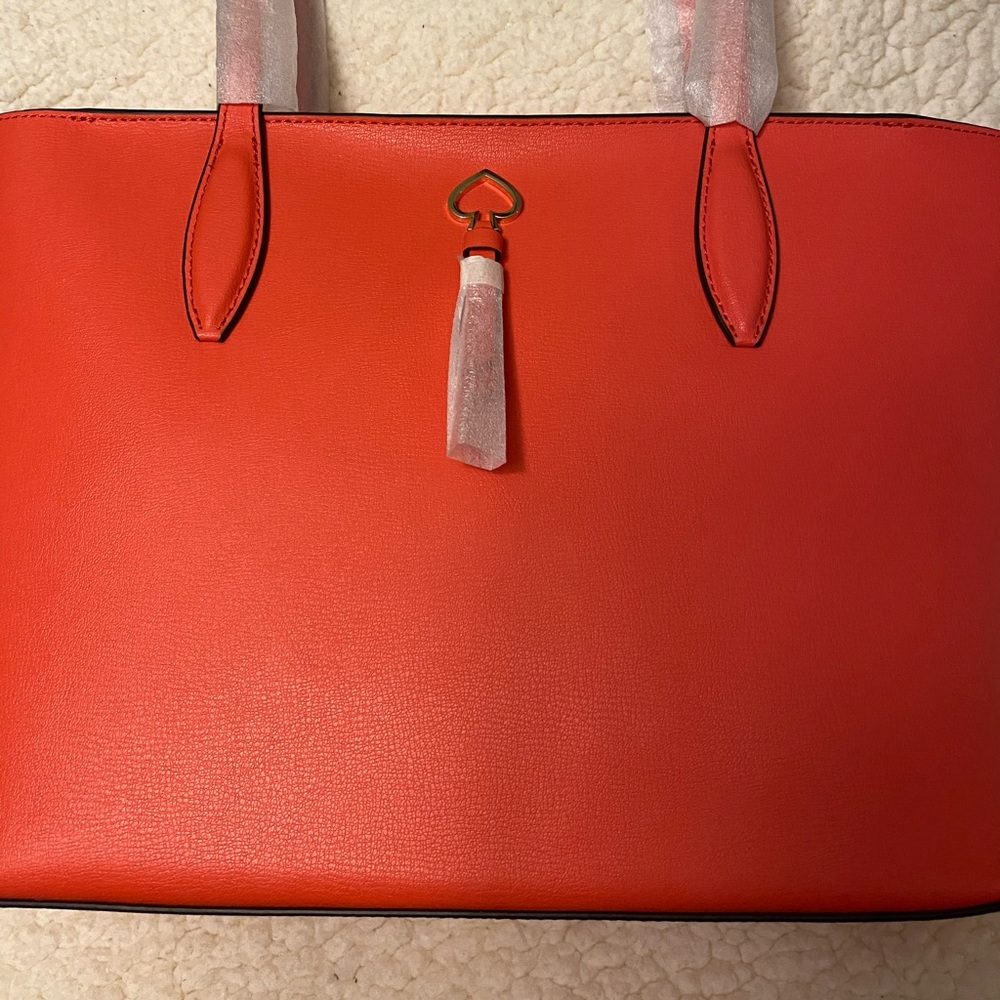 Kate spade ♠️ coral tote! NWT GORGEOUS! - Picture 10 of 12